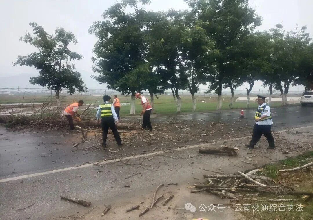 闻汛而动守平安 聚力攻坚保畅通